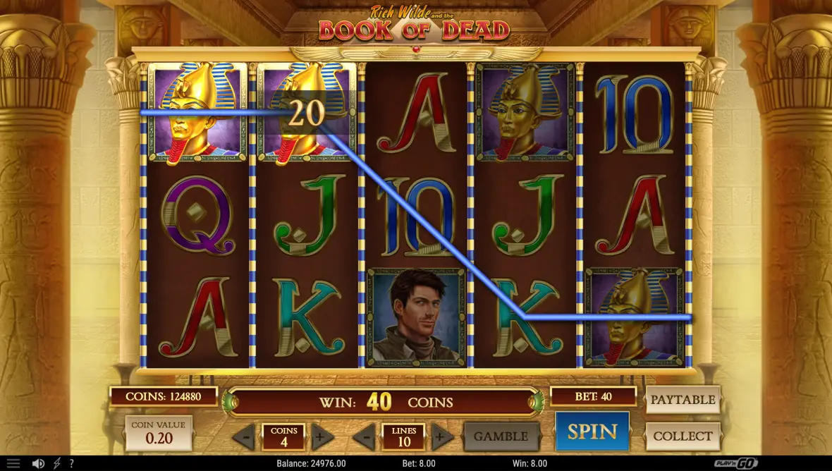 Trang web chính thức của trò chơi slot Book of Dead