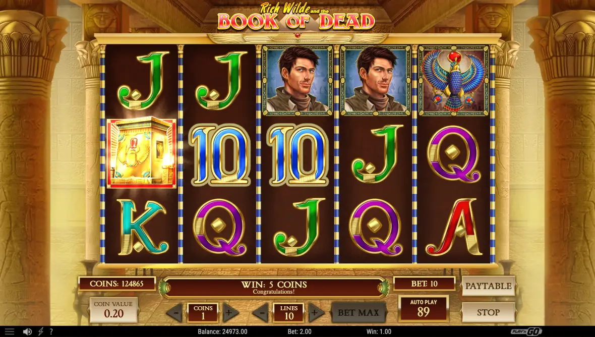 Đăng ký trên trang web chính thức của trò chơi slot Book of Dead